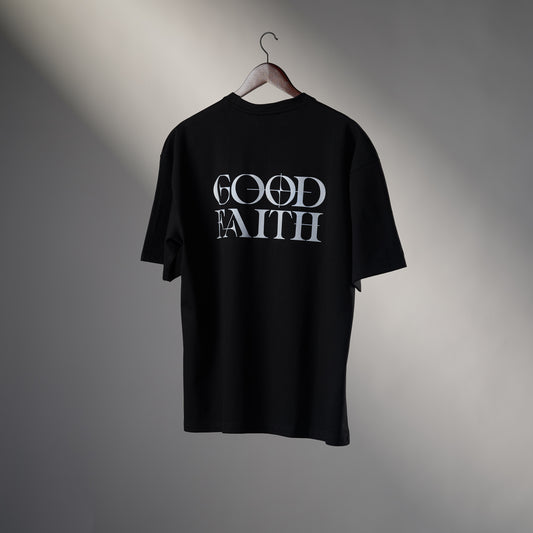 GOOD FAITH - CLASSIC LOGO T-SHIRT (BLACK)
